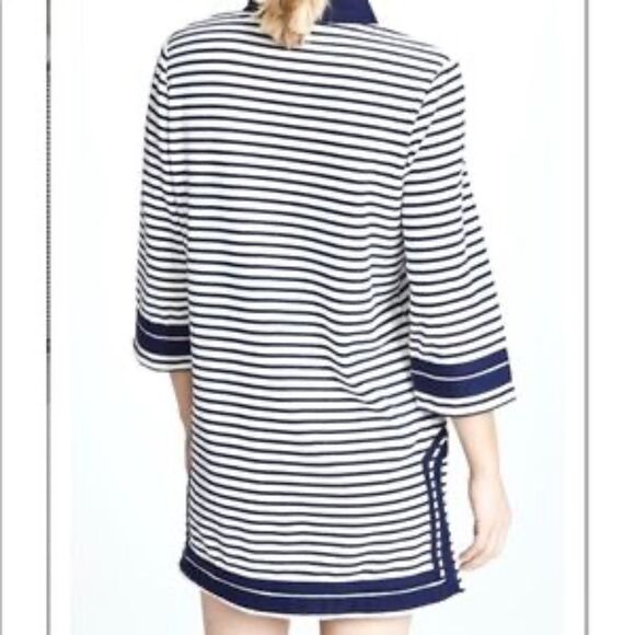 NWT! Tory Burch Striped Terry Tunic - Picture 9 of 9